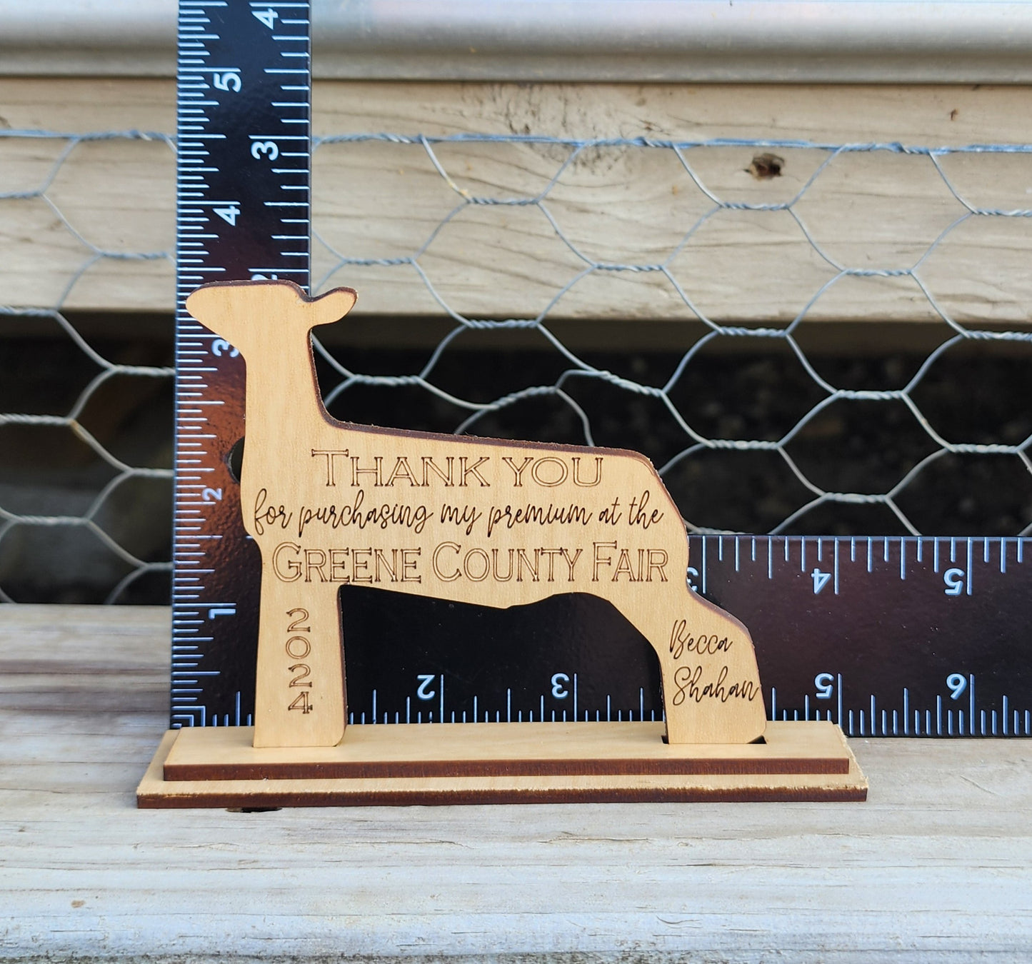 Class Winner Award, Livestock Show, Animal, Lamb, Goat, Pig, Rabbit, Steer, Heifer, Horse, Thank You, Trophy, Gift